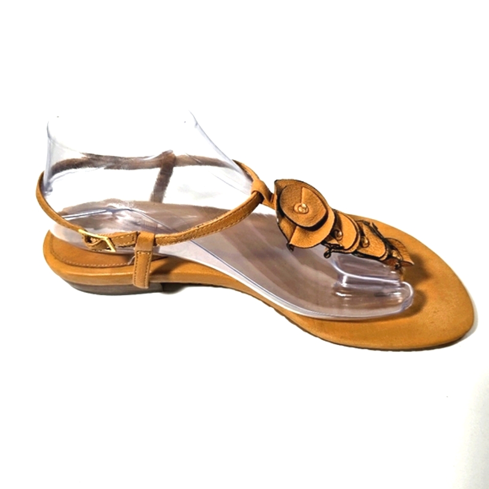 Cole Nike air leather strappy summer sandal elegant feminine chic dressy comfort
